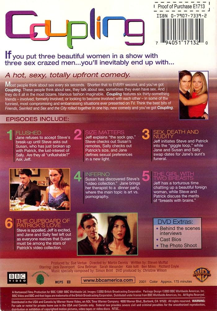 その他 Coupling: Complete Series 1 [DVD] Amazon.com: Coupling - The Complete First Season : Jack
